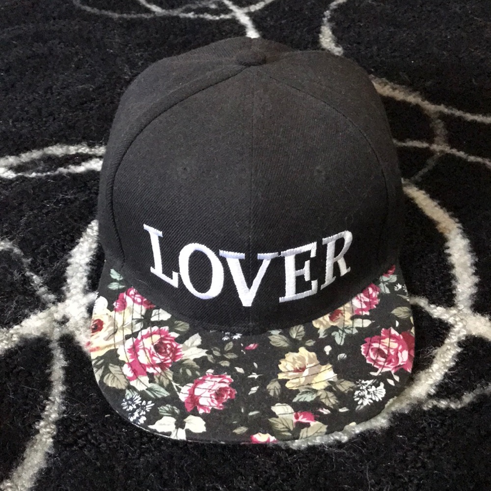 SnapBack “LOVER” hat.